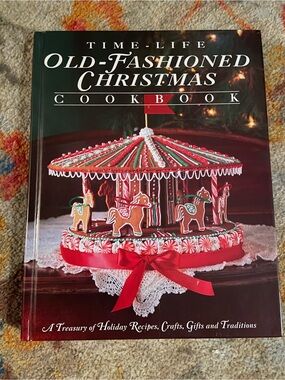 Vintage 90s 1990s Old Fashioned Christmas Cookbook craft book crafts horse candy
